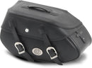 Motorcycle bag [Hepco & Becker] - leather Buffalo Big black right - tube pannier holder