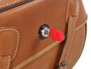 Motorcycle bag [Hepco & Becker] - Leather Buffalo sand brown left - tube pannier holder