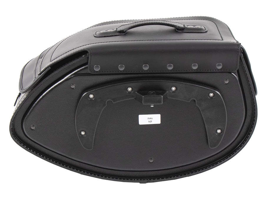 Motorradtasche [Hepco & Becker] - Leder Buffalo Big schwarz links – C-Bow