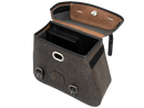 Motorcycle bag [Hepco & Becker] - Rugged leather brown left – cutout