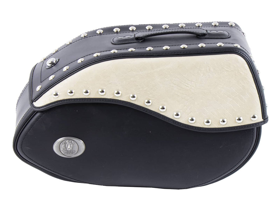 Motorcycle bag [Hepco & Becker] - Ivory side bag C-Bow/ right/ ivory – C-Bow