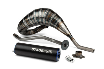 Aprilia SX 50 2T - exhaust 80 - 90 blue / black