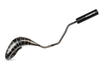 Aprilia SX SM 50 2T D50B0 [2007–] - Exhaust 80 - 90 blue / black