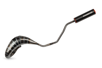 Aprilia SX SM 50 2T D50B0 [2007–] - Exhaust 80-90 orange/black