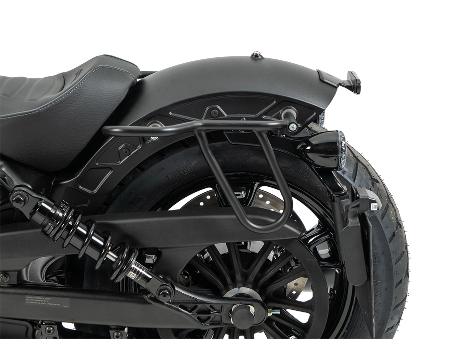 Indian Sport Scout [2025-2026] - Set: Ledertaschenhalter Cutout schwarz inkl. Rugged Ledertaschen braun