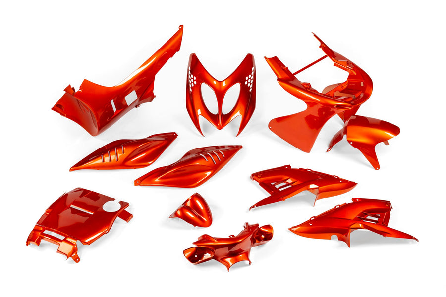 MBK Nitro 50 2T LC [2000–] - Verkleidungskit 11 Teile orange