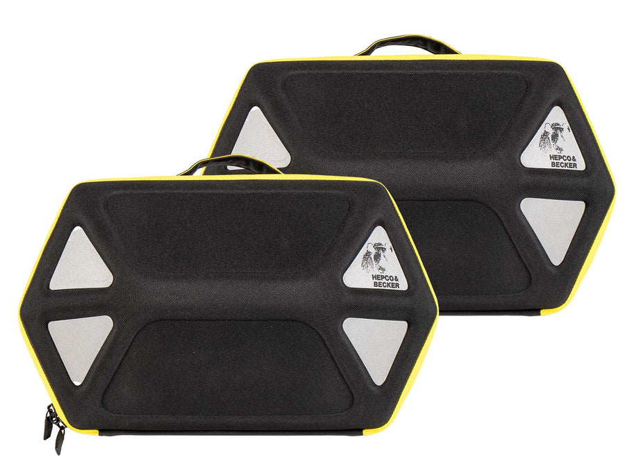 Motorradtasche [Hepco & Becker] - Royster Speed Seitentaschen gelb, Set – C-Bow
