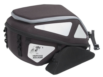 Tail bag [Hepco & Becker] - Royster rear bag tail bag with strap attachment - black/gray – Sportrack