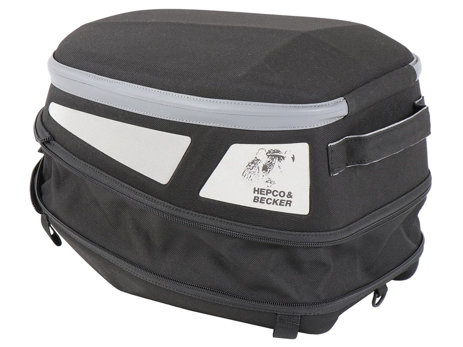 Tail bag [Hepco & Becker] - Royster Rearbag Sport tail bag with strap attachment - black/gray – Sportrack