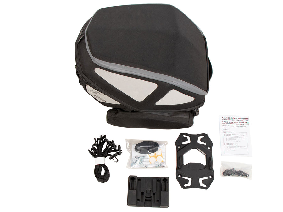 Tail bag [Hepco & Becker] - Royster rear bag tail bag incl. basic attachment - black – Smartrack