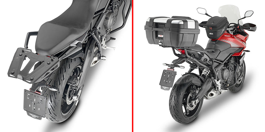 Triumph Tiger Sport 800 [GIVI] - Topcase Träger für MONOKEY® oder MONOLOCK® Koffer zu montieren mit der MONOKEY® Platte