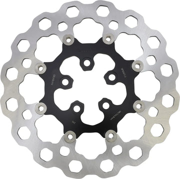 Harley-Davidson XL 1200 T Sportster Superlow [2018-2019, 2018-2020] - Cubiq™ brake disc - surface: black, chrome - image 1