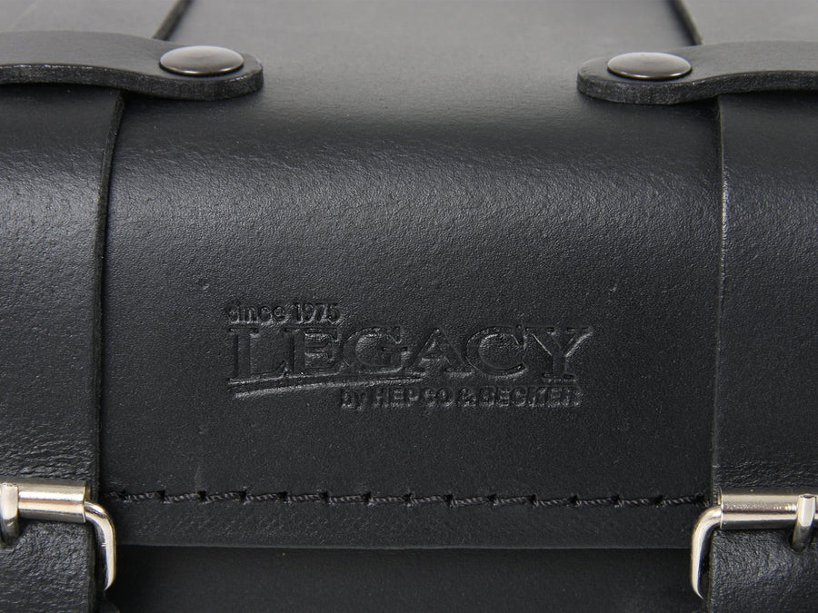 Hecktasche [Hepco & Becker] - Legacy Lederhecktasche - schwarz – Solorack