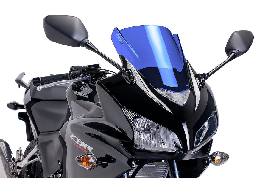 HONDA CBR500R 2013–2015 - Z-Racingscheibe | Blau | PUIG 6479A