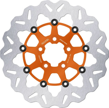Harley-Davidson XL 1200 T Super Low [2015-2016] - Wave® brake disc - surface: orange, silver - picture 1