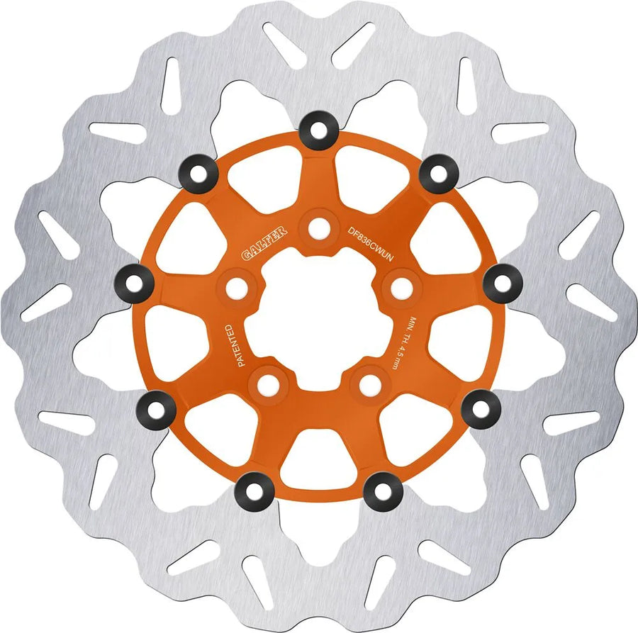 Harley-Davidson XL 883 L Low [2017] - Wave® brake disc - surface: orange, silver - picture 1