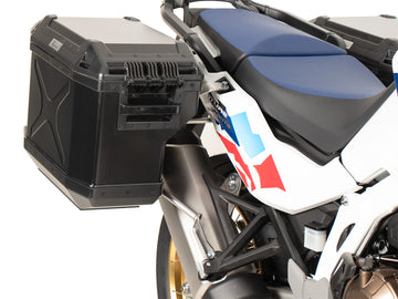 Honda CRF 1100 L AT Adv Sp [2024-2026] - Pannier rack set Cutout stainless steel carrier incl. Xplorer Cutout black pannier set