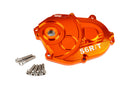 Aprilia SR Netscaper 50 2T LC - Gearbox cover R/T Orange titanium screws
