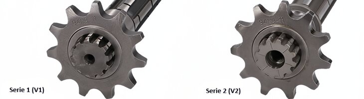Beta RR SM 50 2T - Getriebewelle sekundär original Ersatzteil