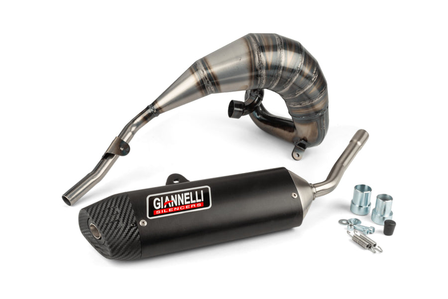 Beta RR Track 50 2T - Auspuff mit schwarzem ESD Enduro