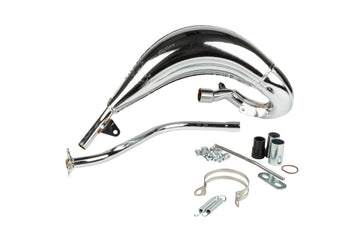 Beta RR SM 50 2T - Auspuff Cross verchromt 50/70cc