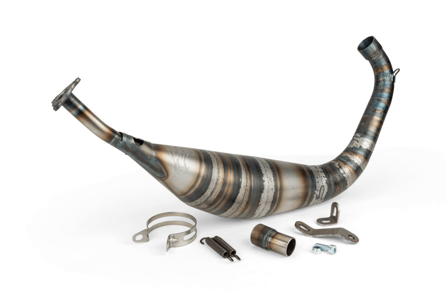 Fantic XE 50 2T - Auspuff Racing Carbon 70/80cc