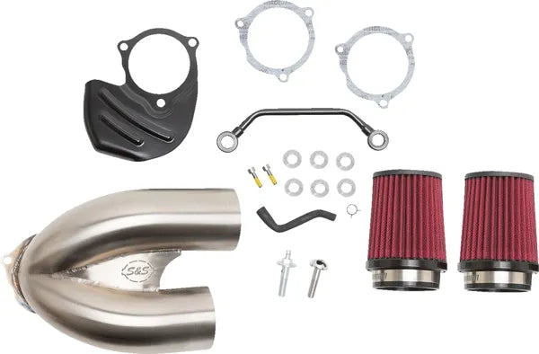 Harley-Davidson FLSTFI 1923 Softail Fat Boy Gray Ghost 117 [2025] - Tuned Induction Luftfilterkit – Oberfläche: Silber – Bild 6