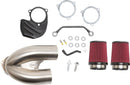 Harley-Davidson Fxlrs 1923 ABS [2025] - Tuned Induction Luftfilterkit – Oberfläche: Silber – Bild 1