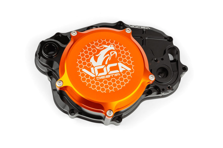 Beta RR Track 50 2T - Kupplungsdeckel Schwarz Orange