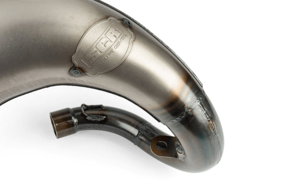 Rieju MRT Pro 50 2T - Auspuff Handmade Cross 50-70 blau