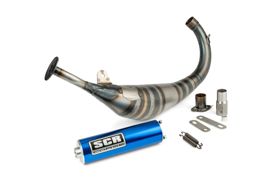 Beta RR Enduro 50 2T - Auspuff Racing Line 70 80 Blau
