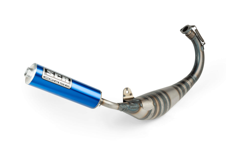 Fantic XM 50 2T - Auspuff Racing Line 70 80 Blau