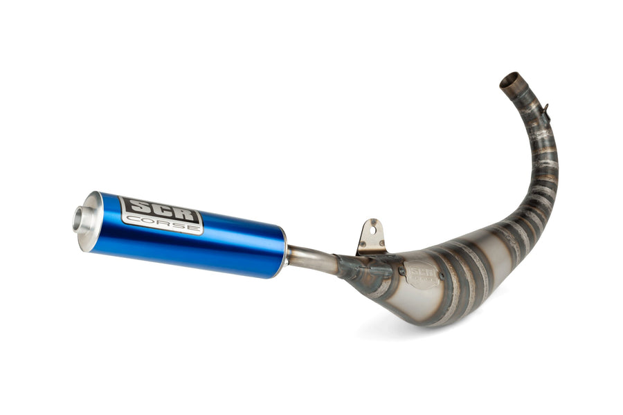 Fantic XE 50 2T - Auspuff Racing Line 80 90 Blau