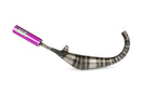 Fantic XM 50 2T - Auspuff Racing Line 80-90 lila