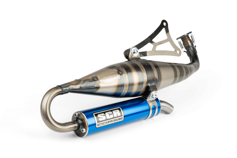 Aprilia SR Netscaper 50 2T LC - Exhaust Handmade 70 blue