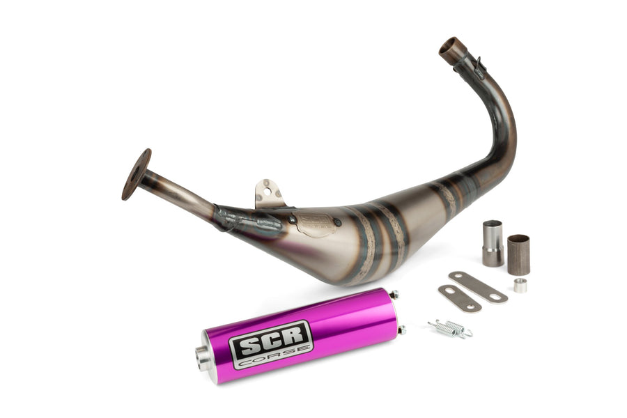 Beta RR Track 50 2T - Auspuff Handmade 50-70 lila