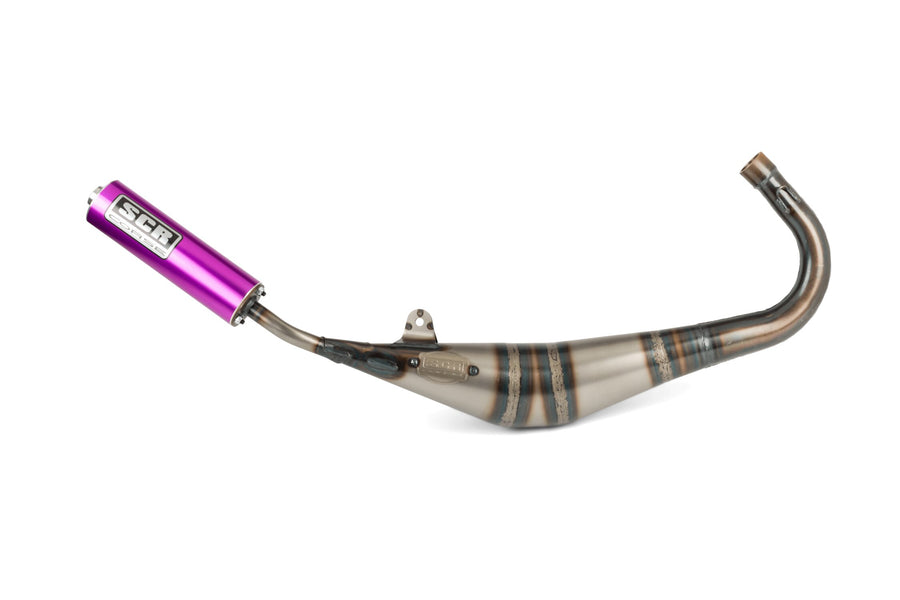 Beta RR Enduro 50 2T - Auspuff Handmade 50-70 lila