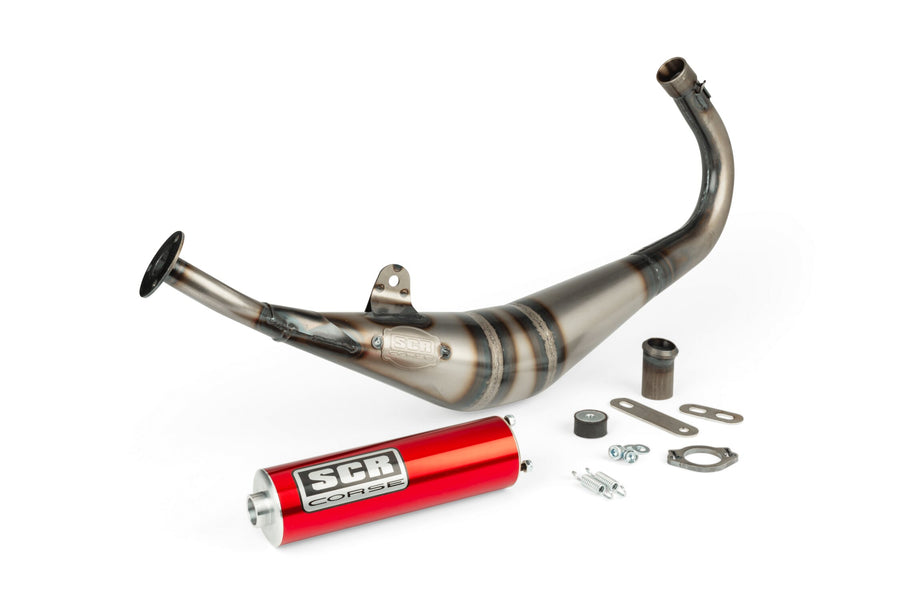 Aprilia SX 50 2T - Exhaust Handmade 50-70 red