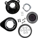 Harley-Davidson Xl 883 R Roadster [2009-2010, 2013] - Mini Teardrop Stealth Luftfilter-Kit – Oberfläche: Schwarz – Bild 4