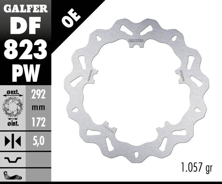 Harley-Davidson VRSCSE 1250 V-Rod Screamin Eagle [2005] - Wave® brake disc - picture 2