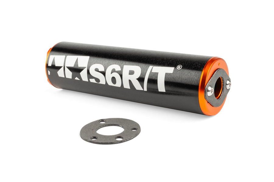 Beta RR Enduro 50 2T - Auspuff R/T 70 - 80 Schwarz / Orange