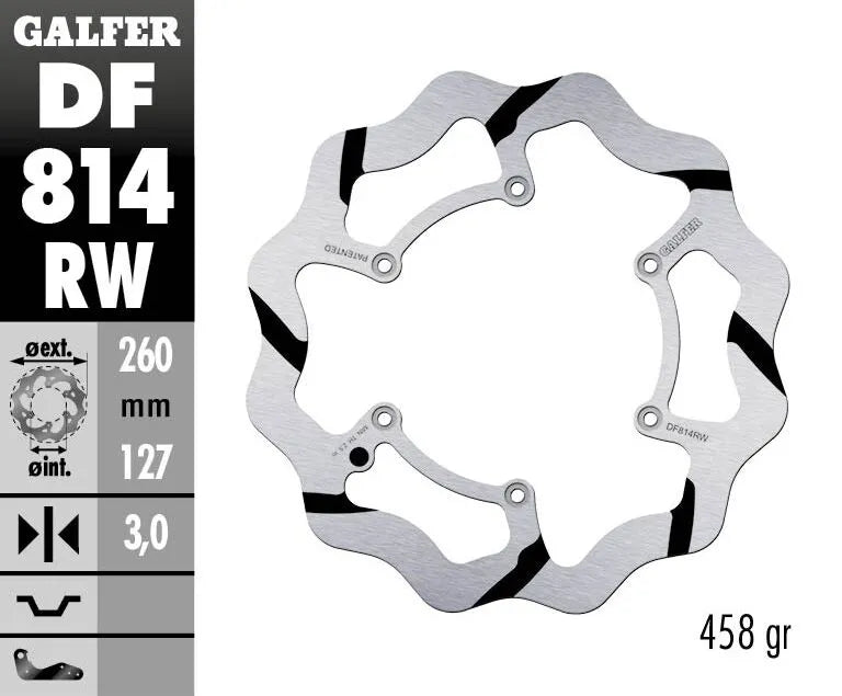 Beta RR 300 Oil mix [2019] - BRAKE DISC FIXED WAVE GROOVED OVERSIZE – picture 2