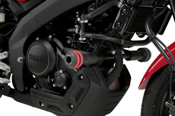 YAMAHA XSR 125 [2025] – Frame Crash Pads Vintage 2.0 – Black