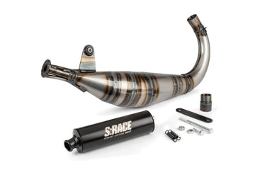 Beta RR Track 50 2T - Auspuff S Race 85-100 Low-Mount Schwarz