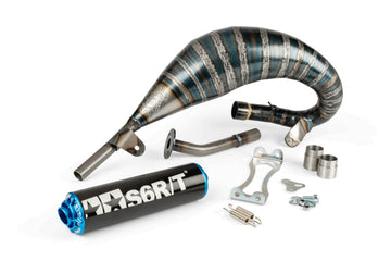 Beta RR Enduro 50 2T - Exhaust R/T 70 - 80 Black / Blue