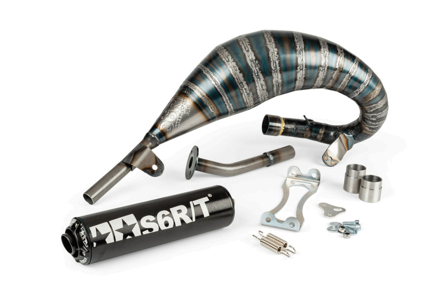Beta RR Enduro 50 2T - Auspuff R/T 70 - 80 Schwarz