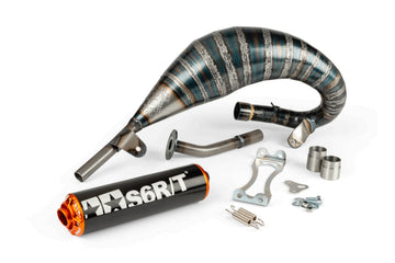 Beta RR Enduro 50 2T - Exhaust R/T 70-80 Black / Orange