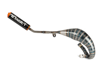 Beta RR Track 50 2T - Auspuff R/T 70–80 Schwarz / Orange