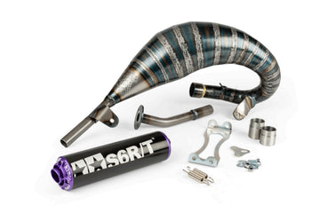 Beta RR SM 50 2T - Exhaust R/T 70-80 Black / Purple