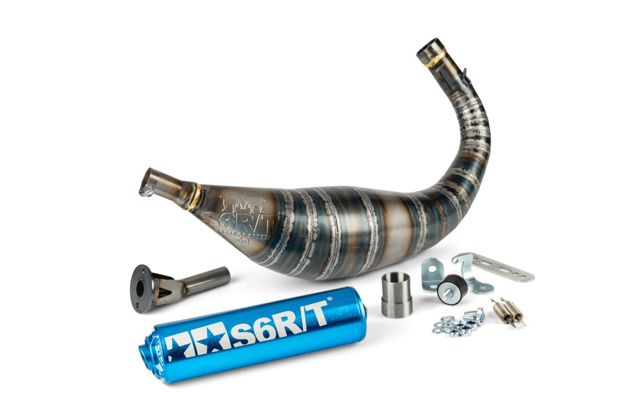 Fantic XE 50 2T - Auspuff R/T 80–90 Blau